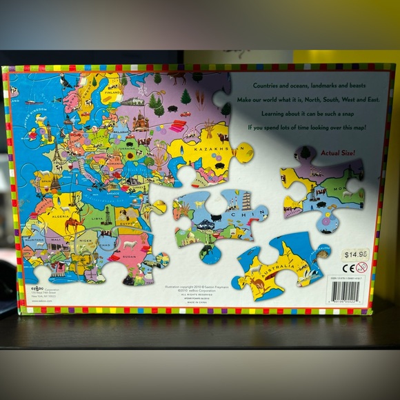 [Free add on item] US map puzzle for kids - Picture 2 of 3